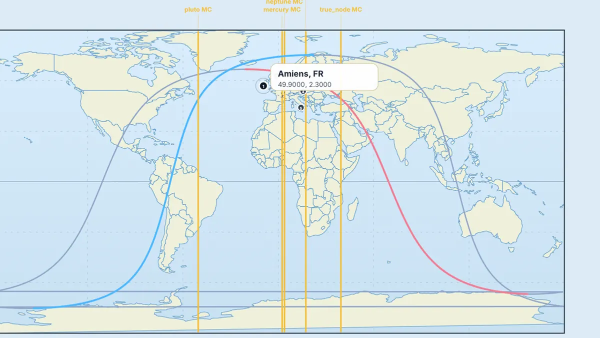 Astrocartography API preview