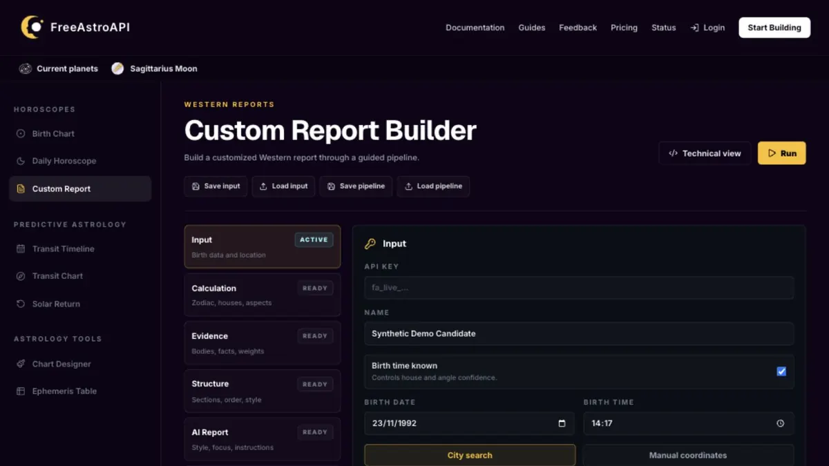 Report Builder editor preview